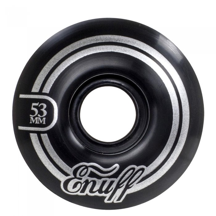 Set 4 roti skateboard Enuff Refreshers II 53mm black - Click Image to Close