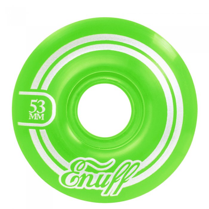 Set 4 roti skateboard Enuff Refreshers II 53mm green - Click Image to Close