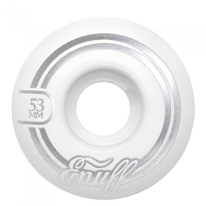 Set 4 roti skateboard Enuff Refreshers II 53mm white - Click Image to Close