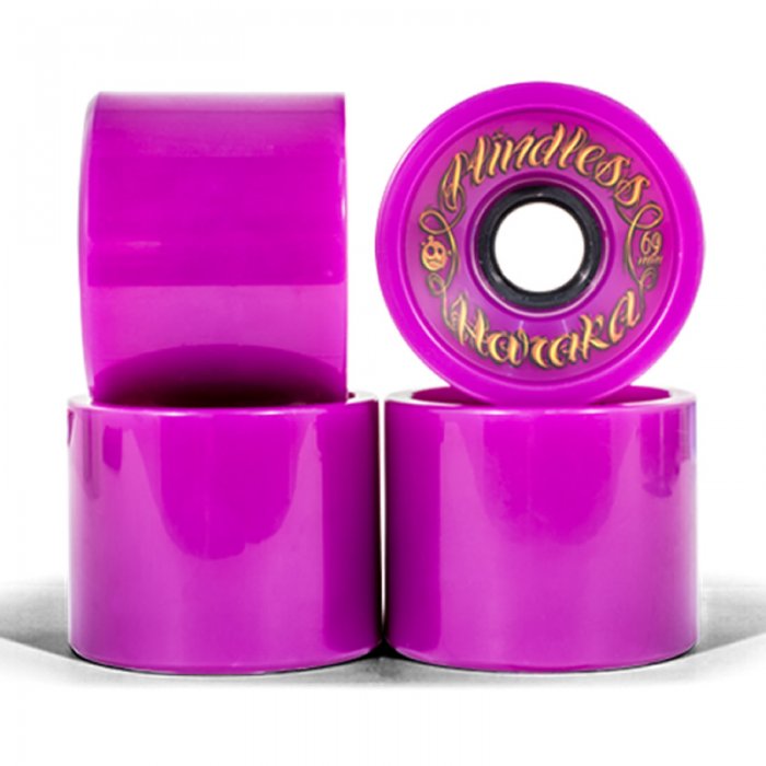 Set 4 roti Longboard Mindless Longboards Voodoo Haraka 69mm/81A purple