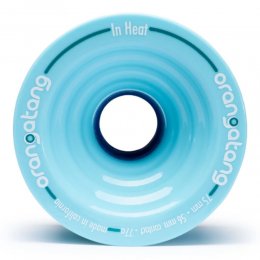 Set 4 roti Longboard Orangatang 75mm/77A In Heat Blue