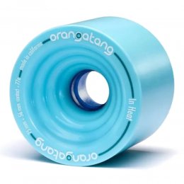 Set 4 roti Longboard Orangatang 75mm In Heat 77A Blue