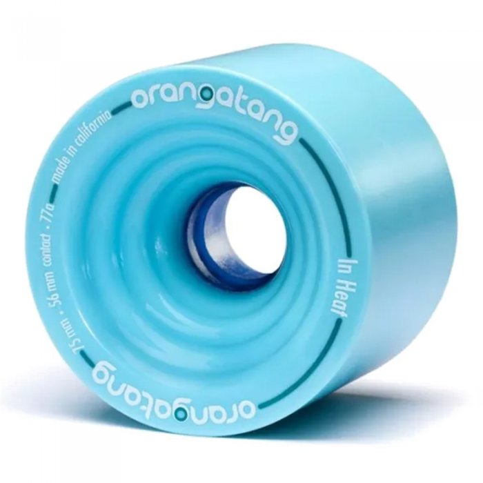 Set 4 roti Longboard Orangatang 75mm In Heat 77A Blue