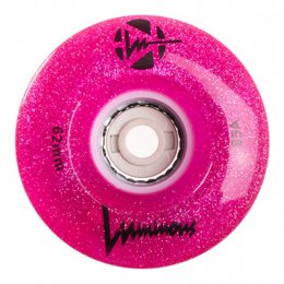 Roti patine cu rotile Luminous Glitter Pink