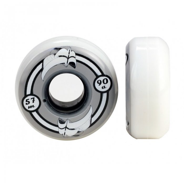 Set 4 Roti Agresive Razors 3D albe 57mm/90a