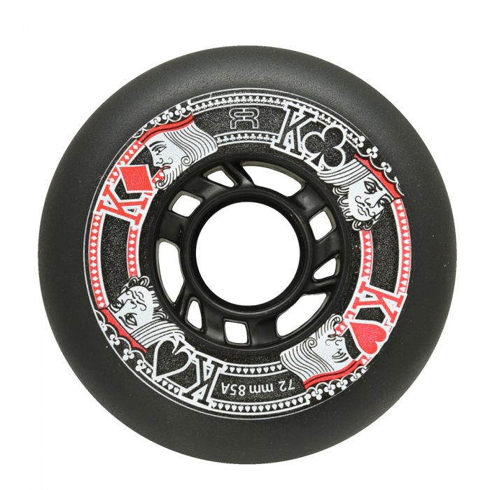 Set 8 Roti FR Street Kings Black 72mm/85a