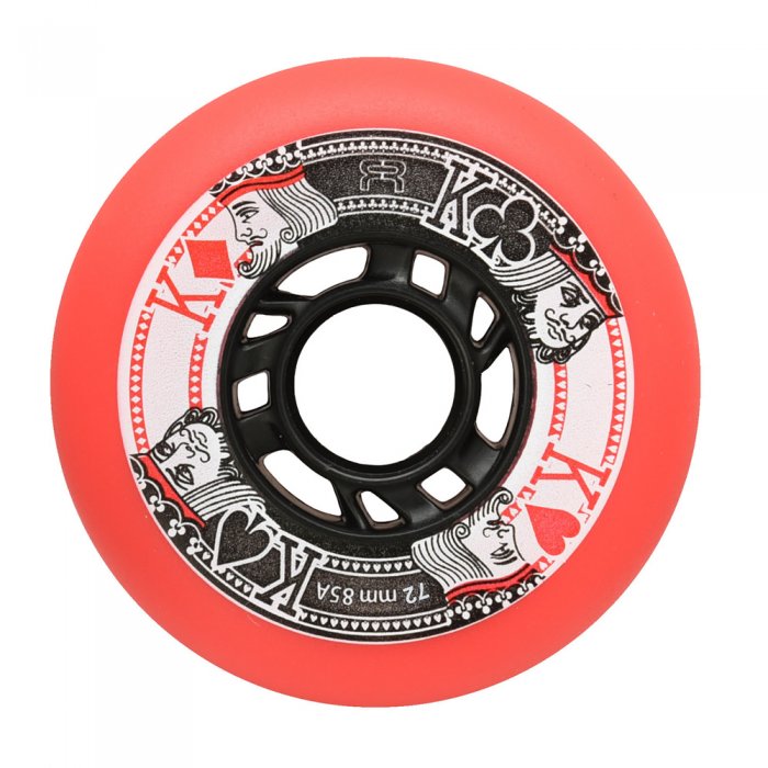 Set 8 Roti FR Street Kings Red 72mm/85a - Click Image to Close