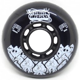 Set 8 Roti FR Street Invaders Negre 76mm/84a