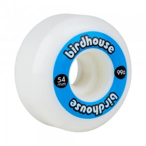 Set 4 roti skateboard Birdhouse Logo 99a blue 54mm