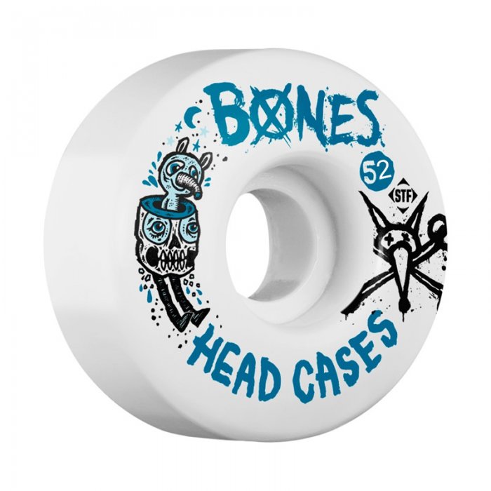 Set 4 roti skateboard Bones STF Head Case 52mm