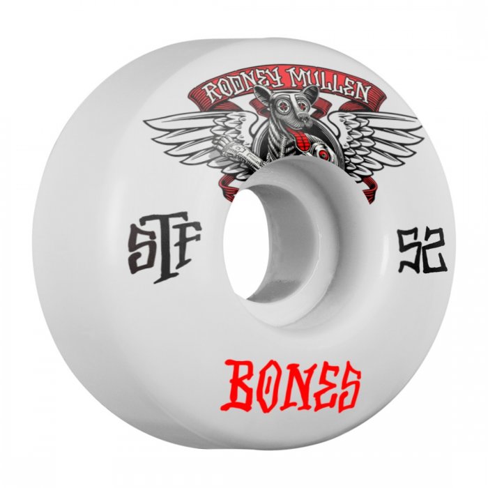 Set 4 roti skateboard Bones STF Mullen Winged Mutt 52mm