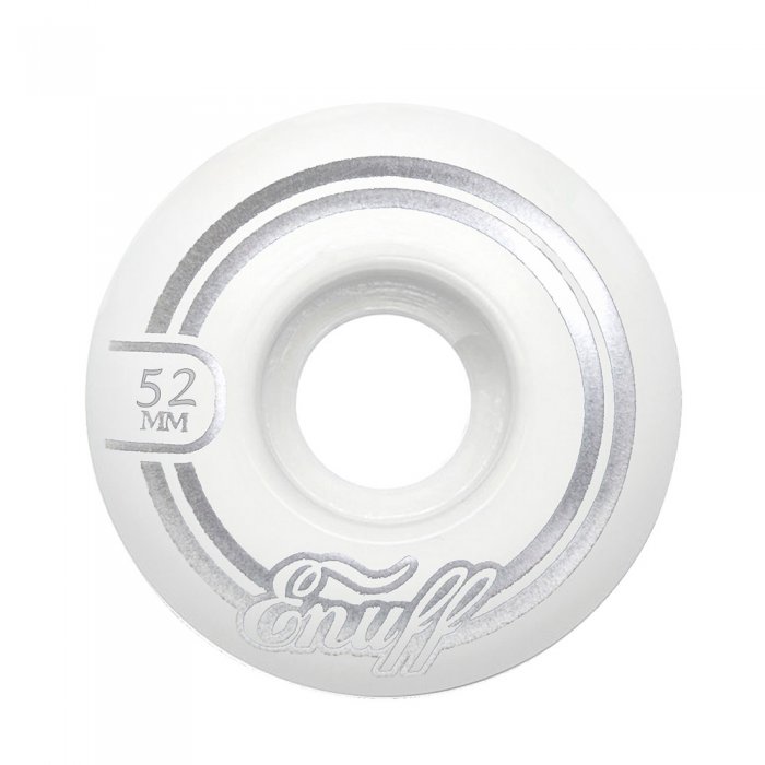 Set 4 roti skateboard Enuff Refreshers 55mm white - Click Image to Close