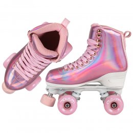 Patine cu rotile Chaya Melrose Elite Space Pink Holographic