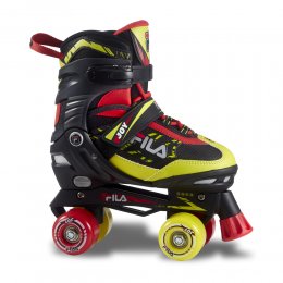 Patine cu rotile Fila Joy Black/Red/Lime