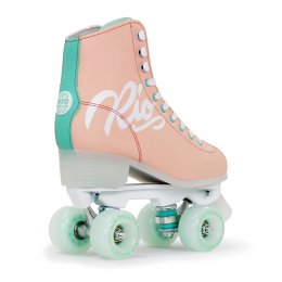 Patine cu rotile Rio Roller Script Peach/Green