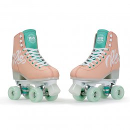 Patine cu rotile Rio Roller Script Peach/Green