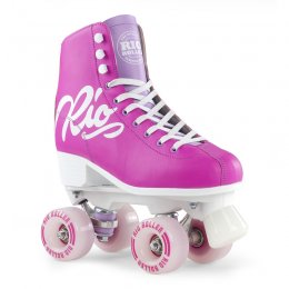 Patine cu rotile Rio Roller Script Pink/Lilac