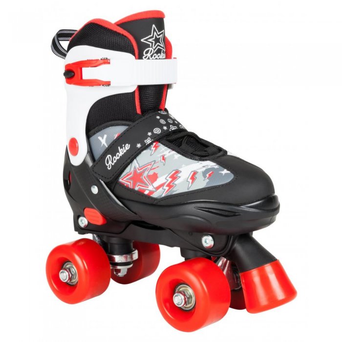 Patine cu rotile Rookie Ace JR V2 black/red