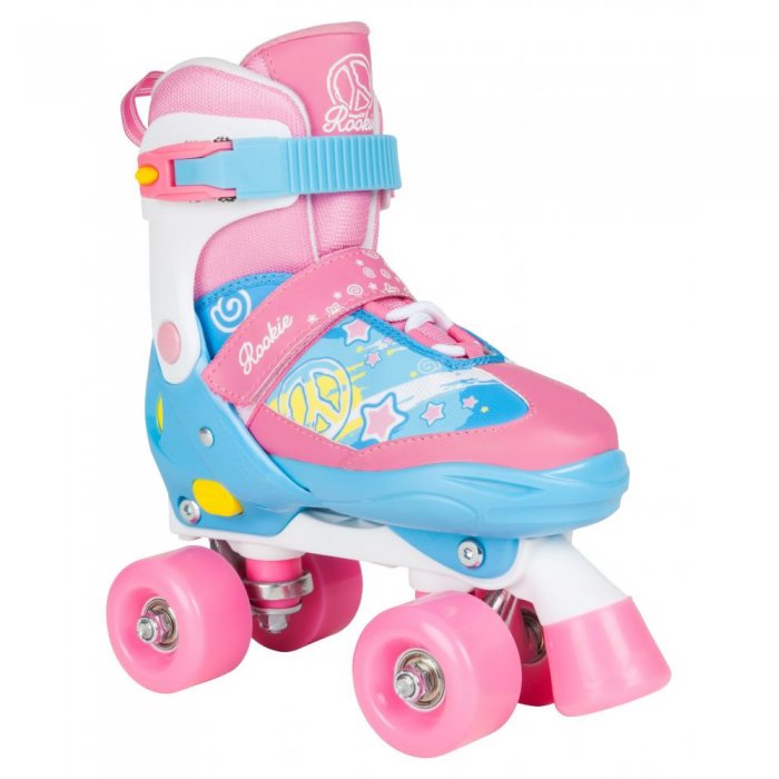 Patine cu rotile Rookie Fab JR V2 blue/pink