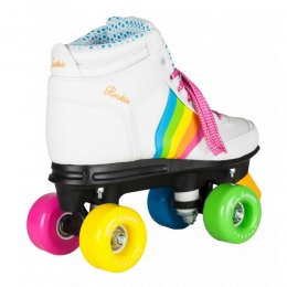 Patine cu rotile Rookie Forever Rainbow White