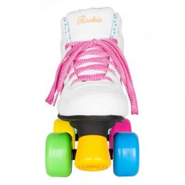 Patine cu rotile Rookie Forever Rainbow White