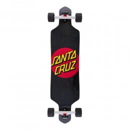 Longboard Santa Cruz Classic Dot Drop Thru Black