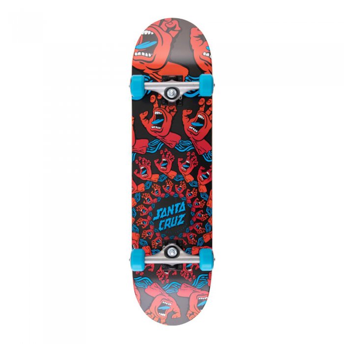 Skateboard Santa Cruz Mandala Hand Full Red/Blue 8inch