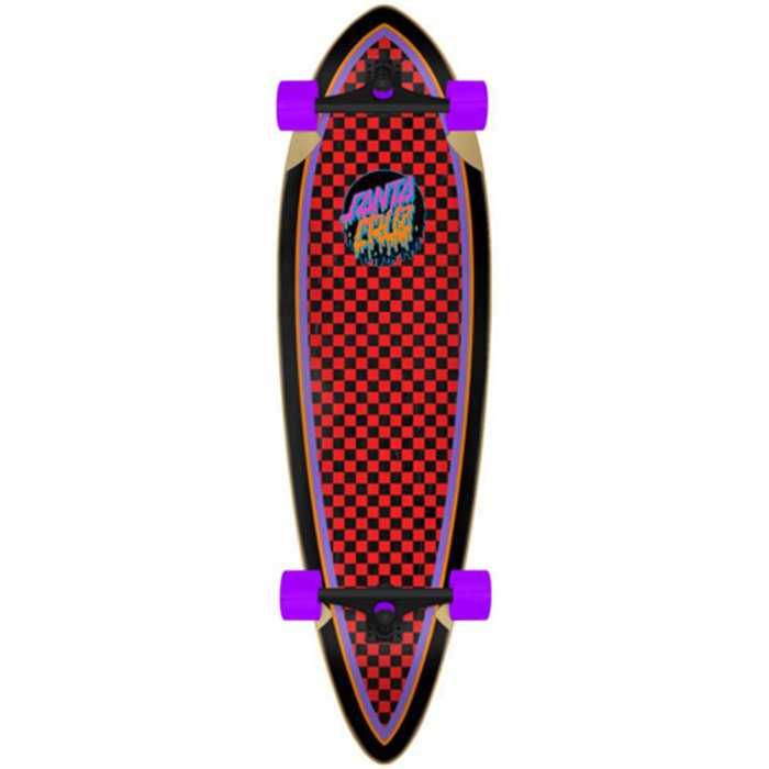 Longboard Santa Cruz Rad Dot Pintail Multi - Click Image to Close