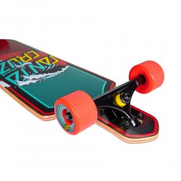 Longboard Santa Cruz Wave Dot Splice Drop Thru Red/Blue