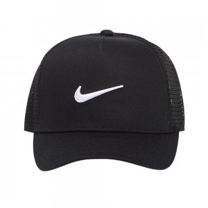 Sapca Nike Rise Trucker Black/Black/White