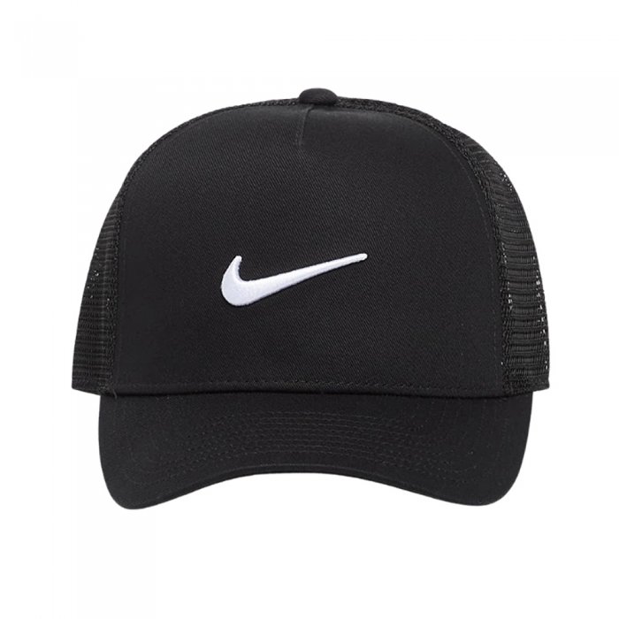 Sapca Nike Rise Trucker Black/Black/White