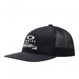 Sapca Oakley Session Trucker Graphic Pitch Black