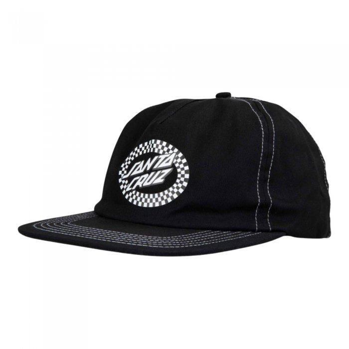 Sapca Santa Cruz Collage Oval Dot Snapback Black