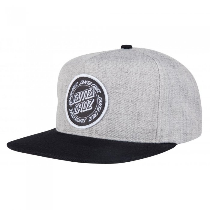 Sapca Santa Cruz Ring Dot Snapback Charcoal/Black