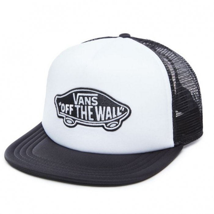 Sapca Vans Patch Trucker White/Black