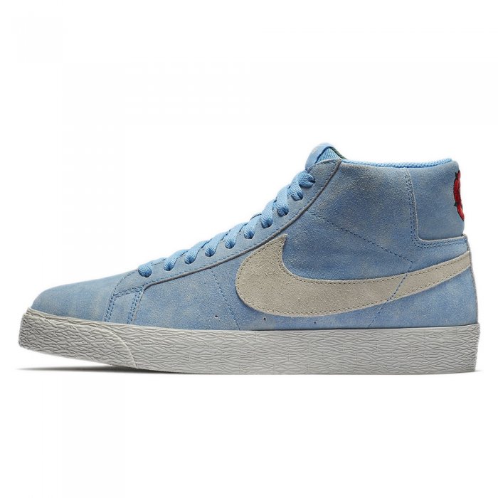 Shoes Nike Sb Blazer Mid University Blue/Habanero Red/Light Bone