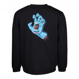 Bluza Santa Cruz Screaming Hand Chest Crew Black