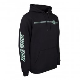 Hanorac Santa Cruz Opus Dot Stripe Hood Black/Mint