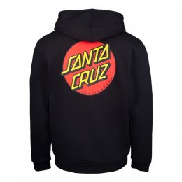 Hanorac Santa Cruz Classic Dot Zip Hood Black