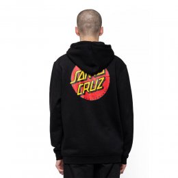 Hanorac Santa Cruz Classic Dot Zip Hood Black