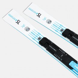 Schiuri Head Worldcup Rebels e-SL Pro White/Speed Blue + legaturi Freeflex 14 Gw 25/26