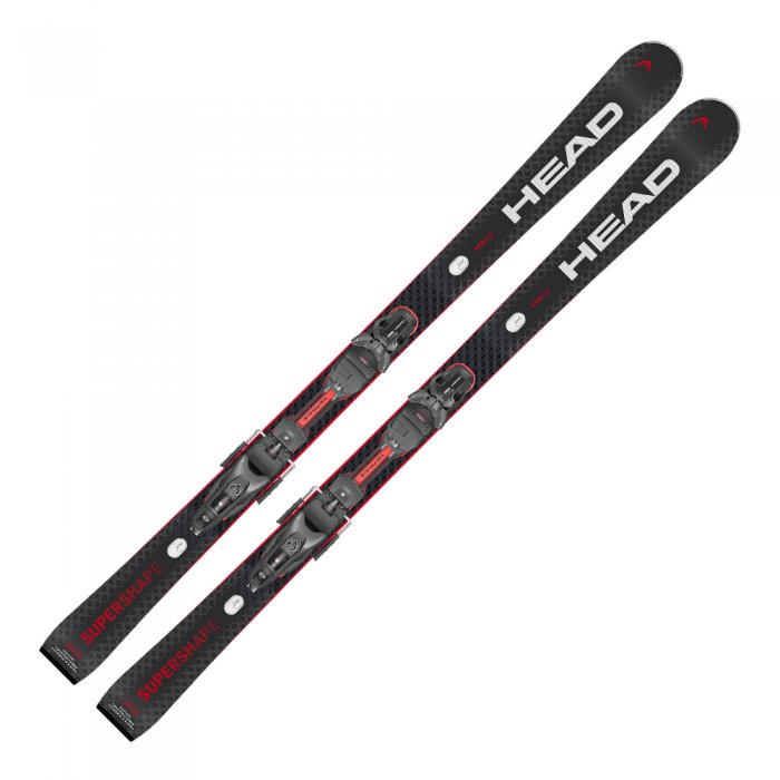 Schiuri Head Supershape e-Rally Performance Black/Red + legaturi PRD 12 Gw 25/26