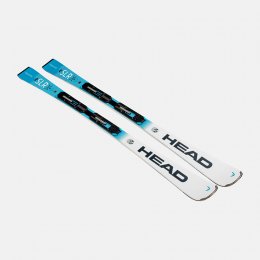 Schiuri Head Worldcup Rebels e-SLR White/Speed Blue + legaturi PR 11 Gw 25/26