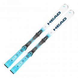 Schiuri Head Worldcup Rebels e-SLR White/Speed Blue + legaturi PR 11 Gw 25/26