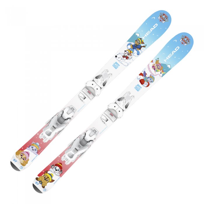 Schiuri Head Pow Patrol Blue/White + legaturi Jrs 4.5 Gw Ca 25/26