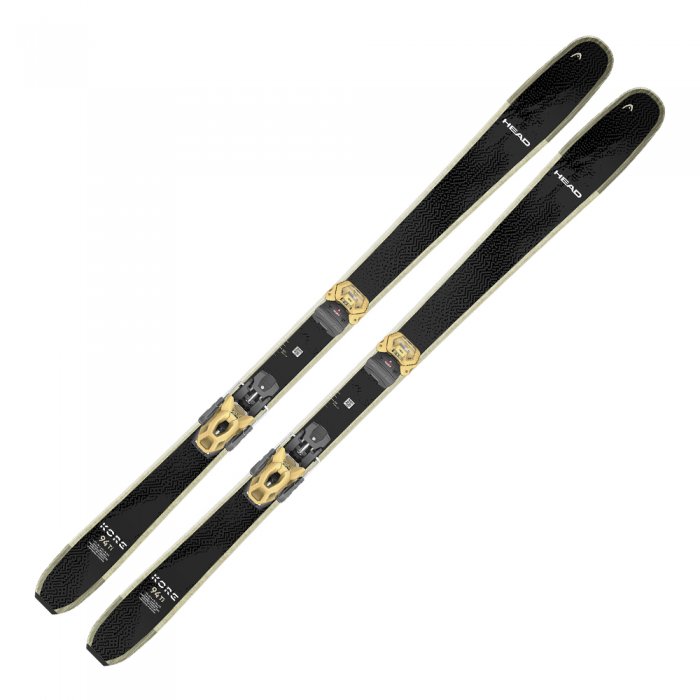 Schiuri Head Kore X 94 Ti Black/Beige + legaturi Attack 14 Gw 25/26