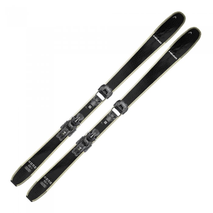 Schiuri Head Kore X 88 Ti Black/Grey + legaturi Attack 14 Gw 25/26