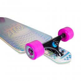 Longboard Santa Cruz Prismatic Dot Drop Thru Silver