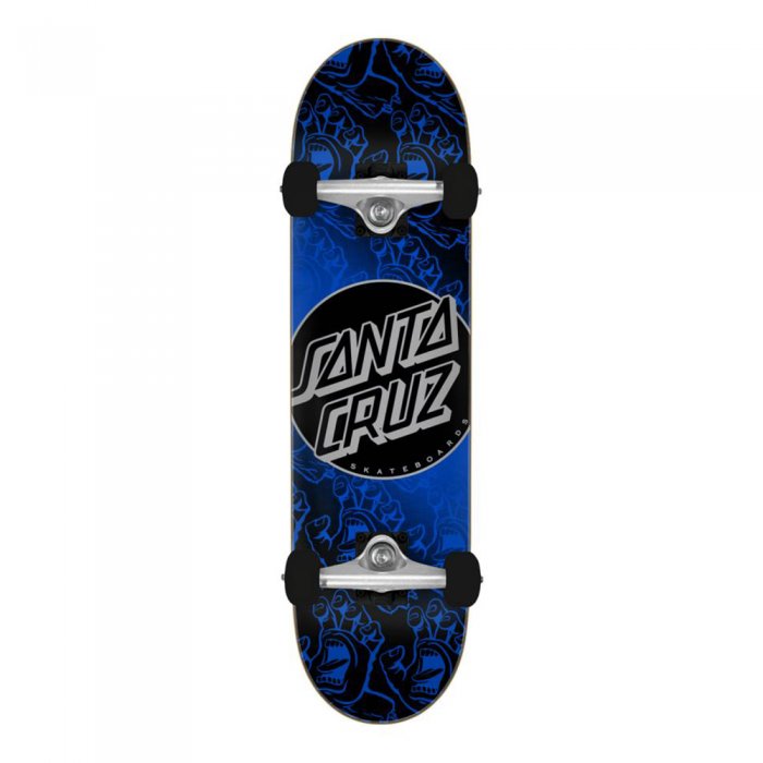 Skateboard Santa Cruz Other Dot Hands Large Black/Blue 8.25inch