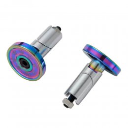 Set 2 bar end Blunt Aluminiu Oil Slick